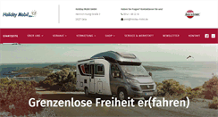 Desktop Screenshot of holiday-mobil.de